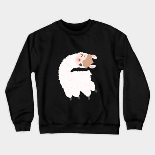 Cute llama dancing Crewneck Sweatshirt